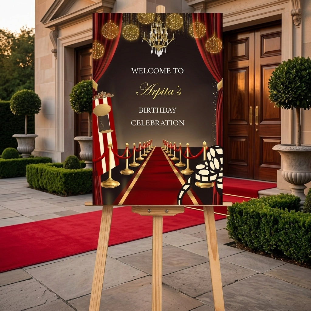 Birthday Party Welcome Board