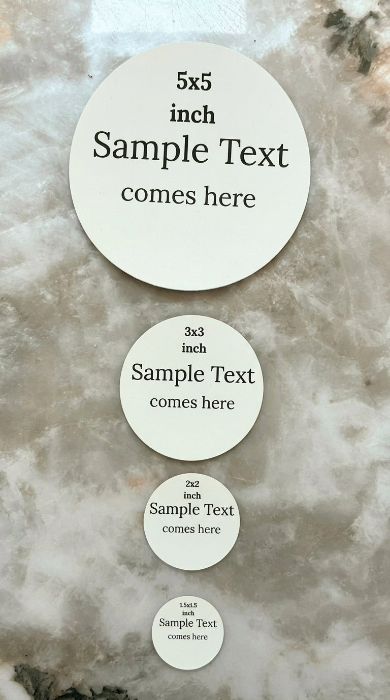 Aesthetic Golden Breeze Wedding Sticker - Customized Text for Invites & Gifts