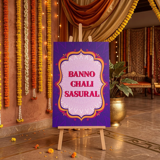 Banno Chali Sasural Welcome Board