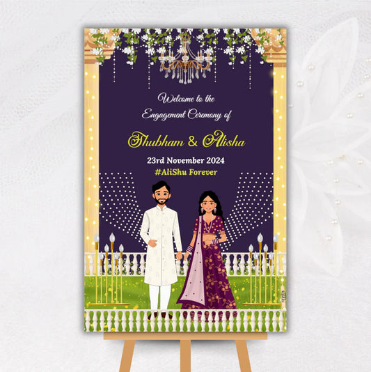 Engagement Welcome Board